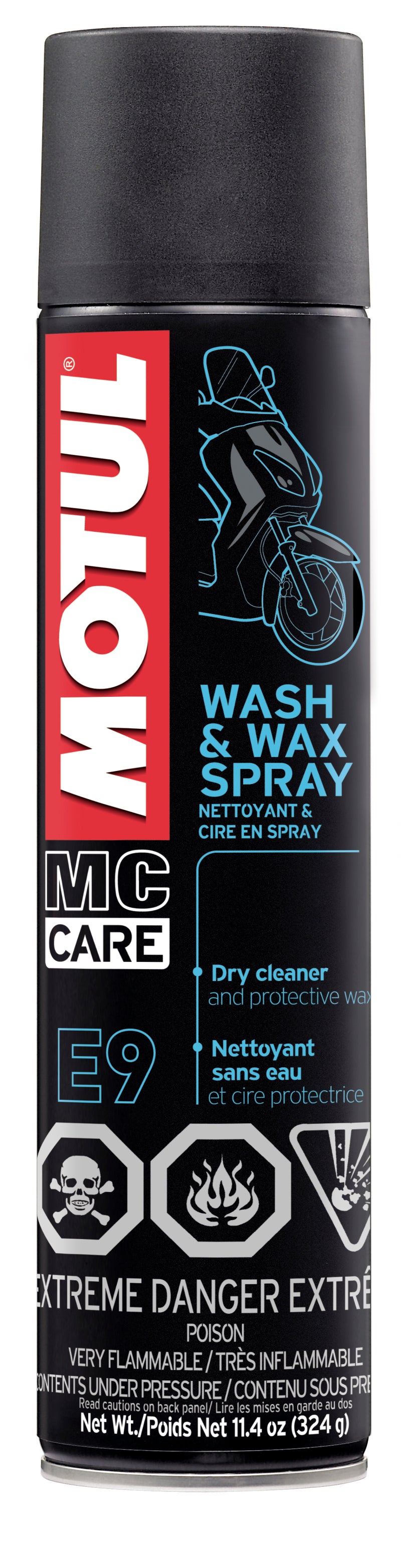 Motul, Motul 103258 - 11.4oz Cleaners WASH & WAX - Body & Paint Cleaner