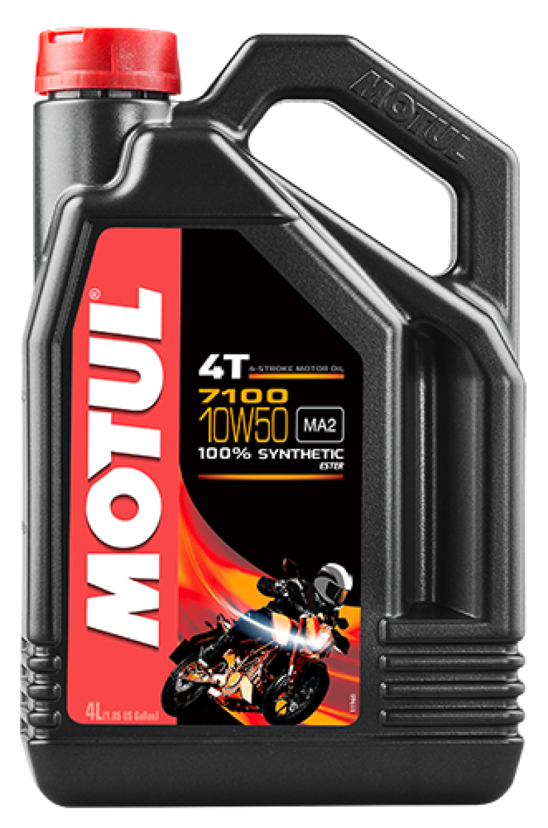 Motul, Motul 104098 - 4L 7100 4-Stroke Engine Oil 10W50 4T