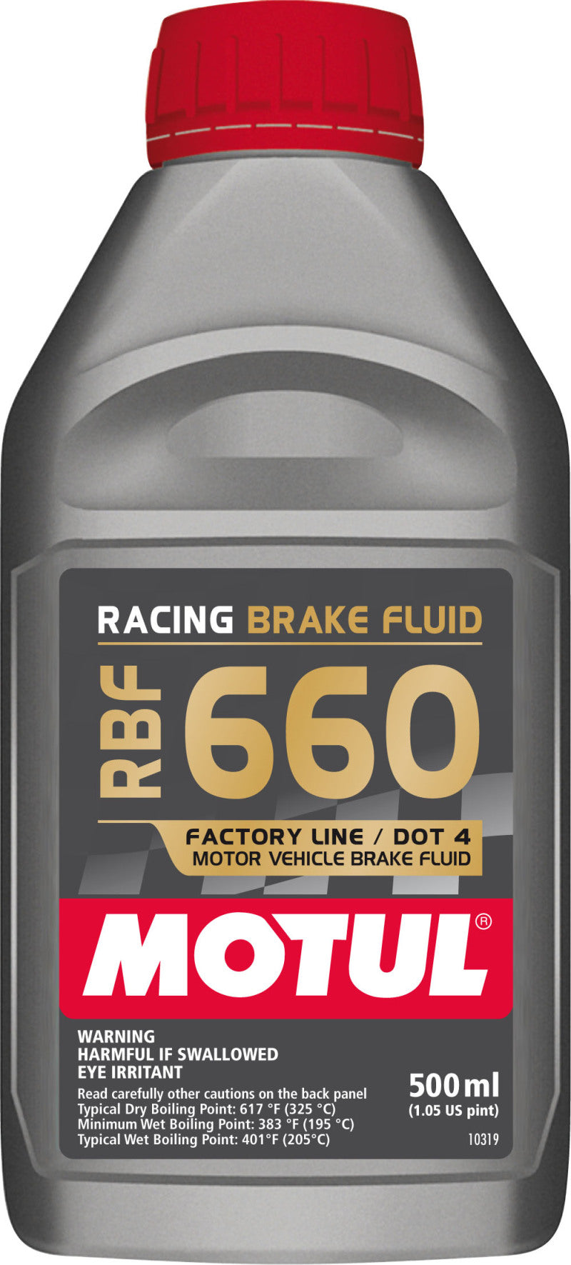 Motul, Motul 1/2L Brake Fluid RBF 660 - Racing DOT 4