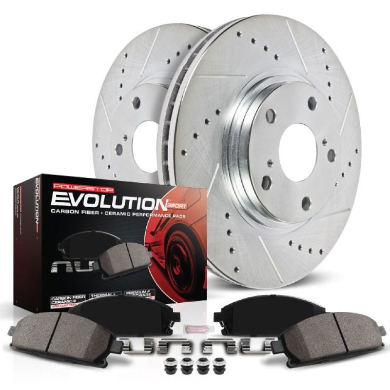 PowerStop, Power Stop 00-01 Audi A6 Quattro Front Z23 Evolution Sport Brake Kit