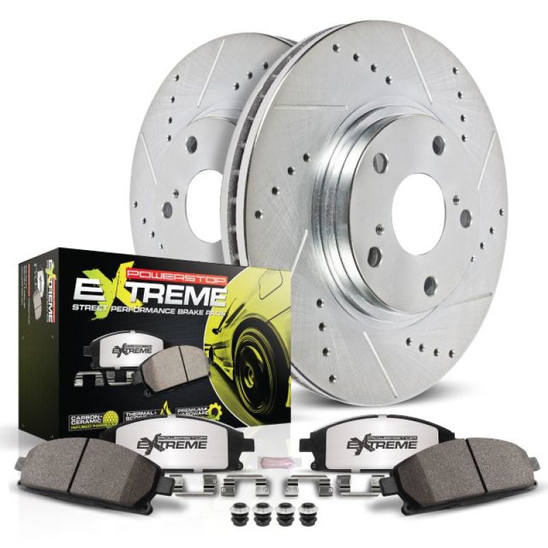 PowerStop, Power Stop 01-06 BMW 330Ci Front Z26 Street Warrior Brake Kit