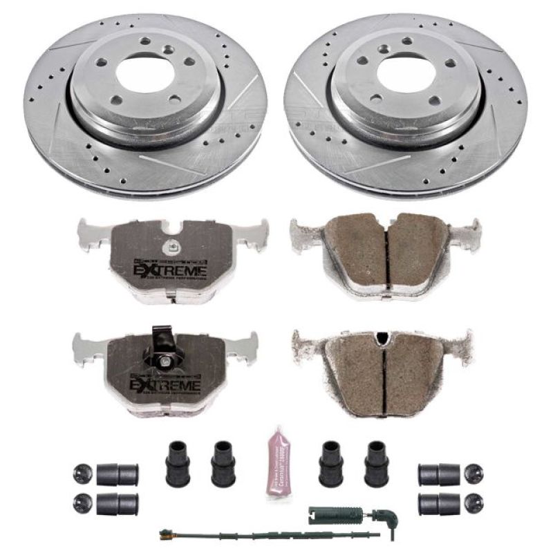 PowerStop, Power Stop 01-06 BMW 330Ci Rear Z26 Street Warrior Brake Kit