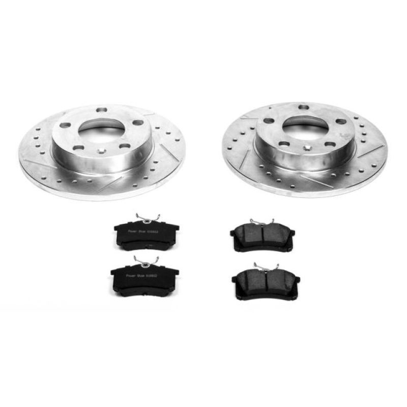 PowerStop, Power Stop 02-06 Audi A4 Rear Z23 Evolution Sport Brake Kit