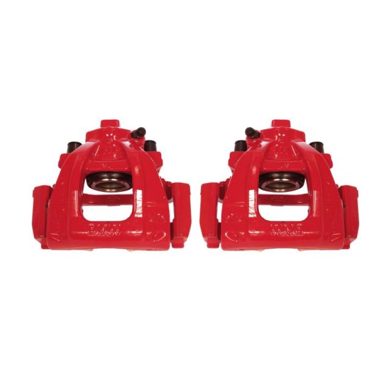 PowerStop, Power Stop 02-06 Mini Cooper Front Red Calipers w/Brackets - Pair