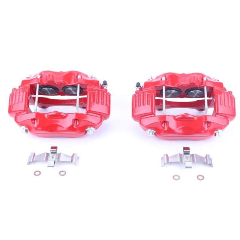 PowerStop, Power Stop 05-10 Chrysler 300 Front Red Calipers w/o Brackets - Pair