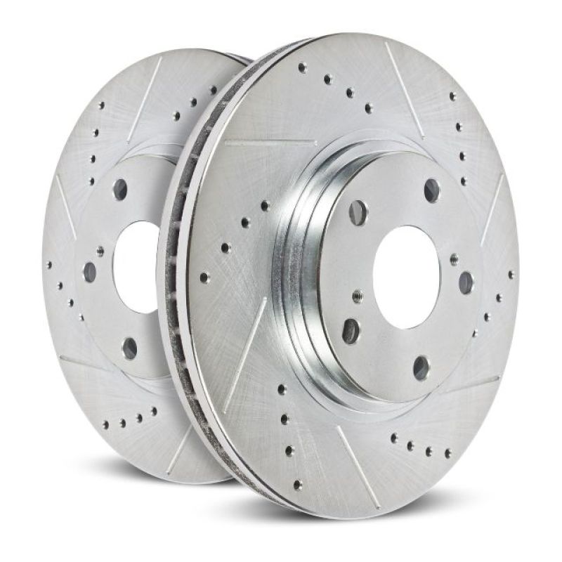 PowerStop, Power Stop 06-09 Audi A4 Front Evolution Drilled & Slotted Rotors - Pair