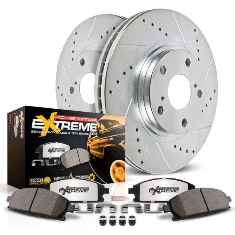 PowerStop, Power Stop 07-09 Dodge Sprinter 3500 Front Z36 Truck & Tow Brake Kit