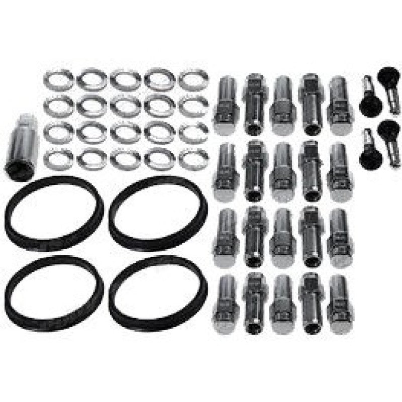 Race Star, Race Star 601-1412-20 - 12mmx1.5 GM Closed End Deluxe Lug Kit - 20 PK