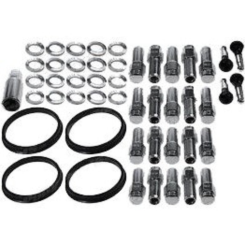 Race Star, Race Star 601-1422-20 - 12mmx1.5 GM Open End Deluxe Lug Kit - 20 PK