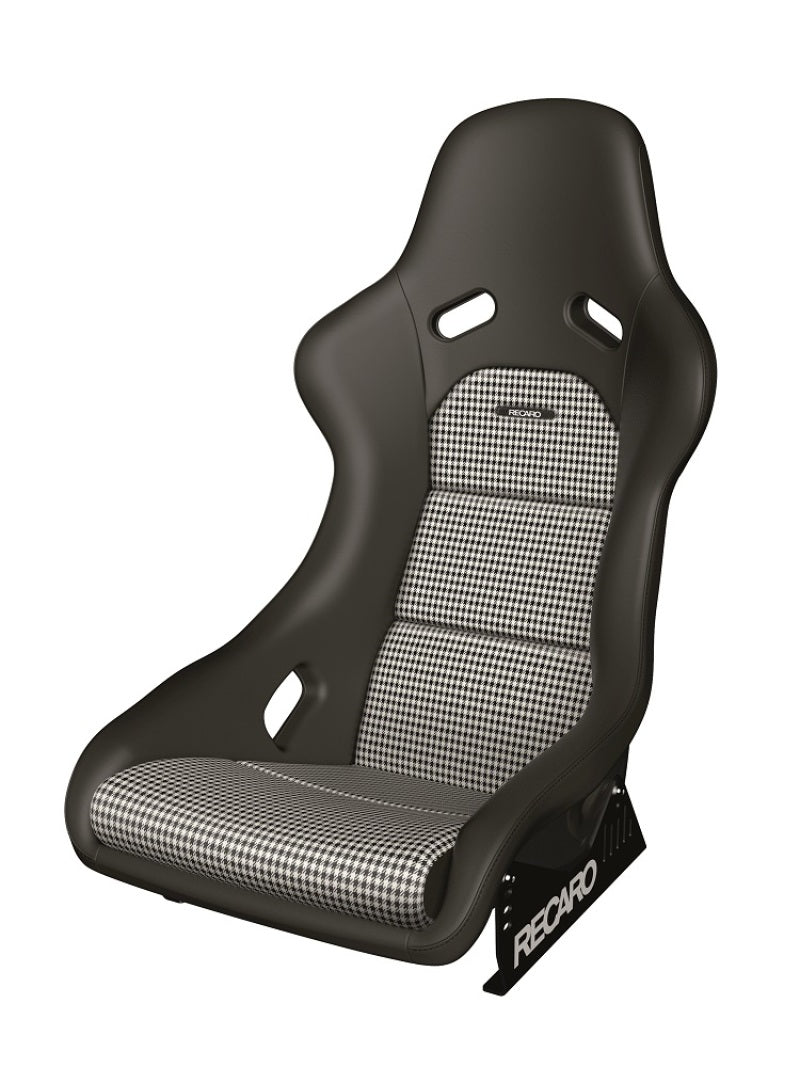 Recaro, Recaro Classic Pole Position ABE Seat - Black Leather/Pepita Fabric