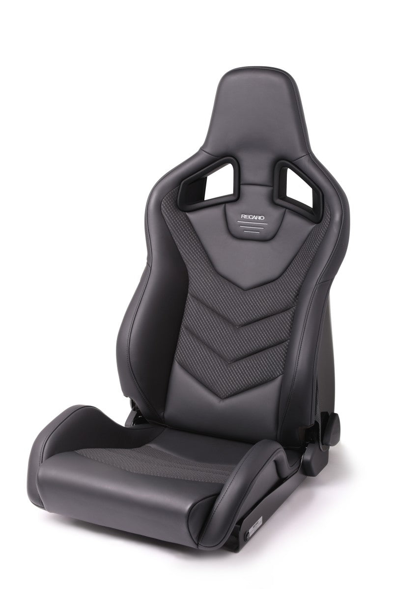 Recaro, Recaro Sportster GT Passenger Seat - Black Leather/Carbon Weave