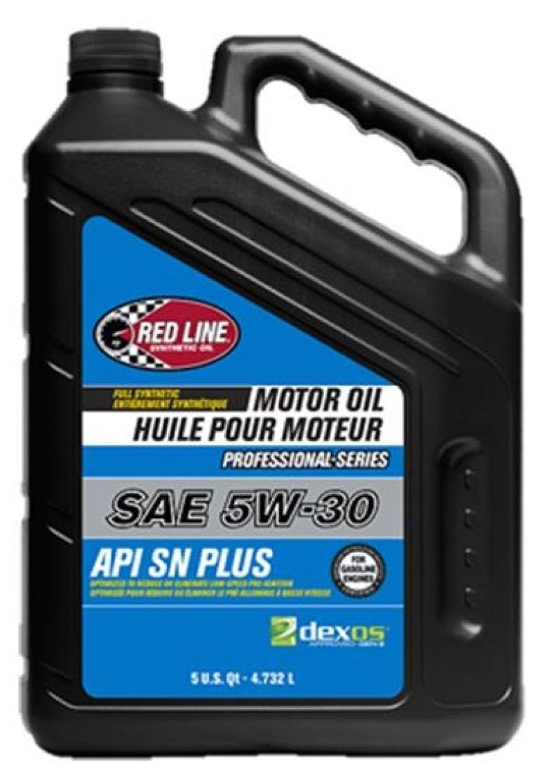 Red Line, Red Line 12205 - Pro-Series DEX1G2 SN+ 5W30 Motor Oil - 5 Quart