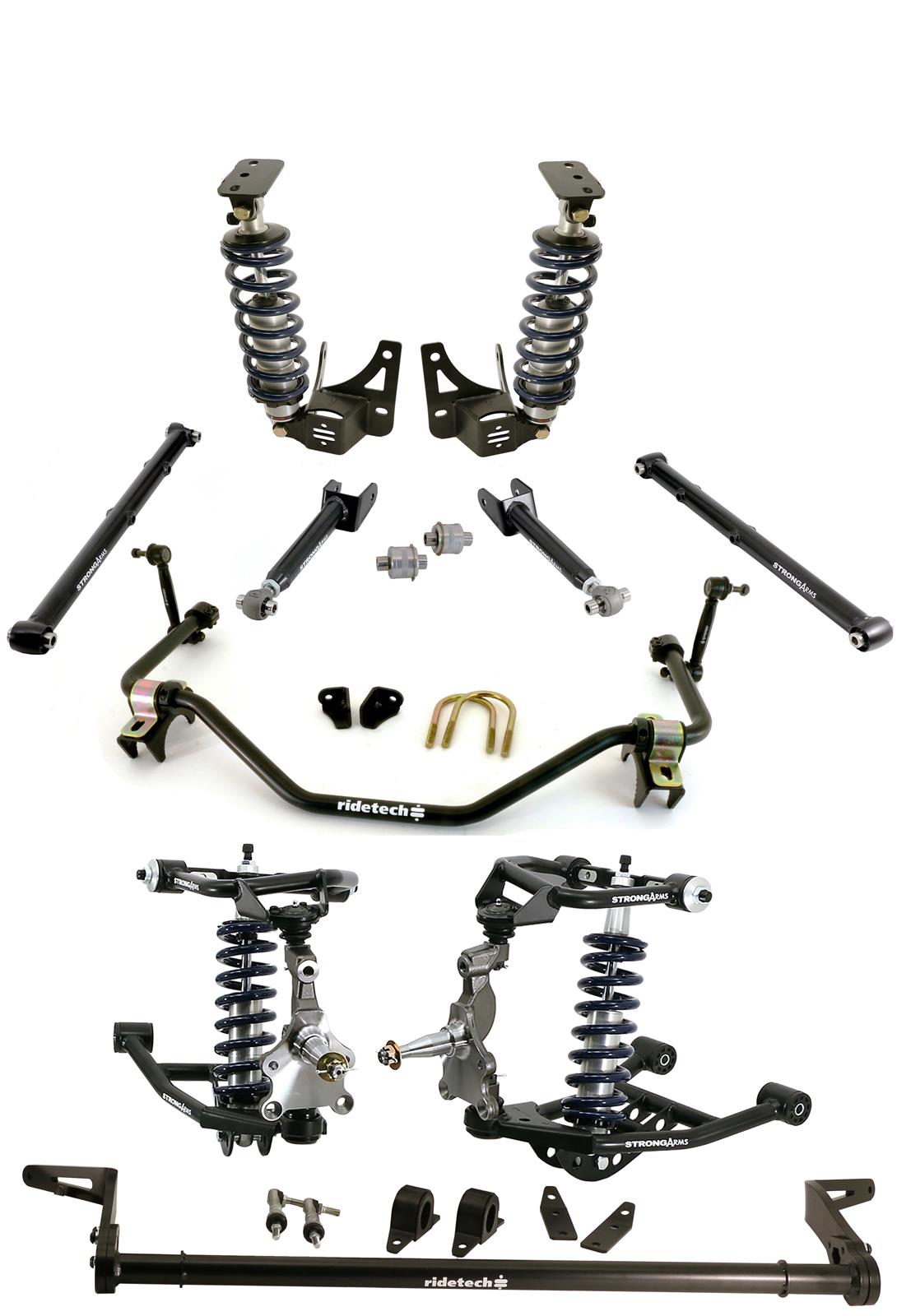 Ridetech, Ridetech 11240201 - 68-72 GM A-Body CoilOver System