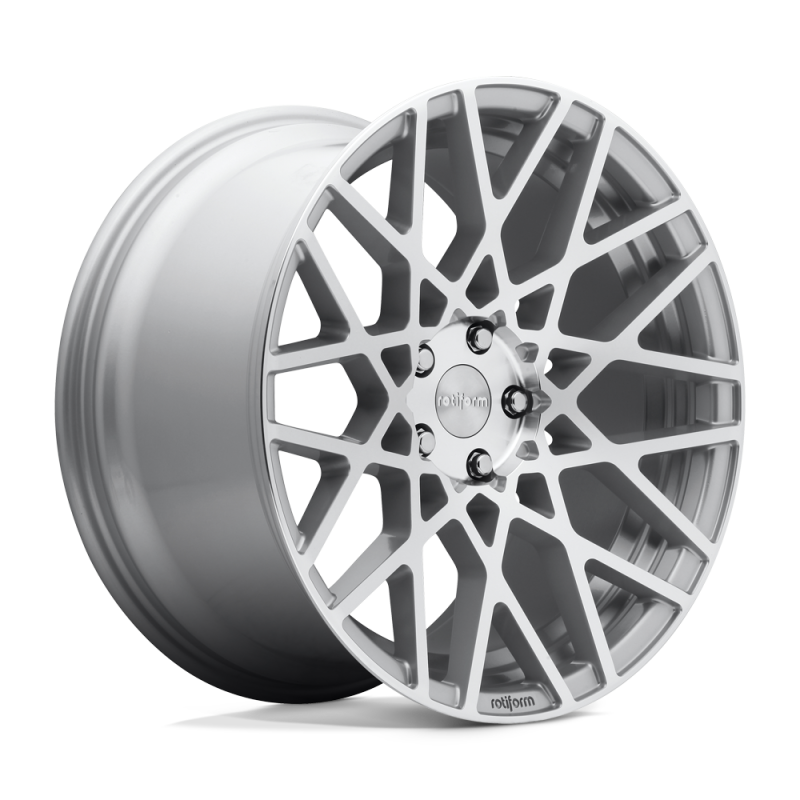 Rotiform, Rotiform R110 BLQ Wheel 18x8.5 5x112 35 Offset - Gloss Silver Machined