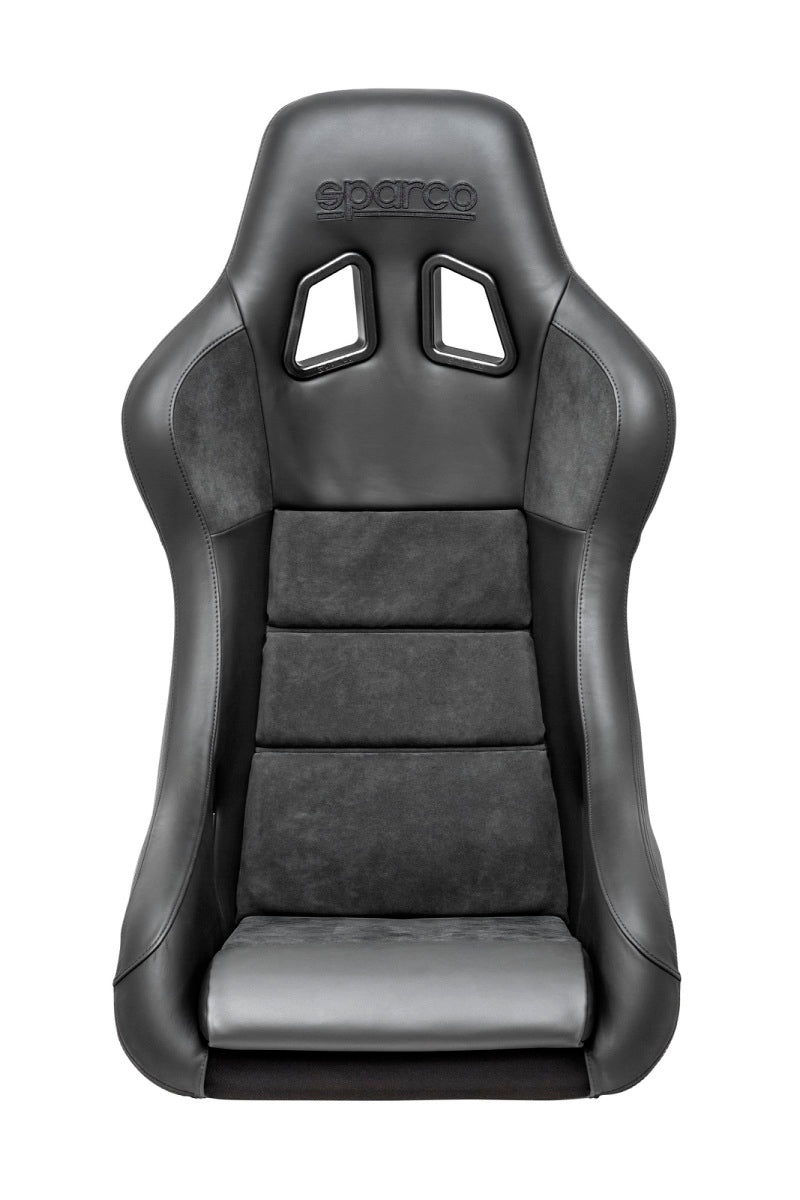 SPARCO, SPARCO 008012RPNR -Sparco Seat QRT Performance Leather/Alcantara Black (Must Use Side Mount 600QRT)