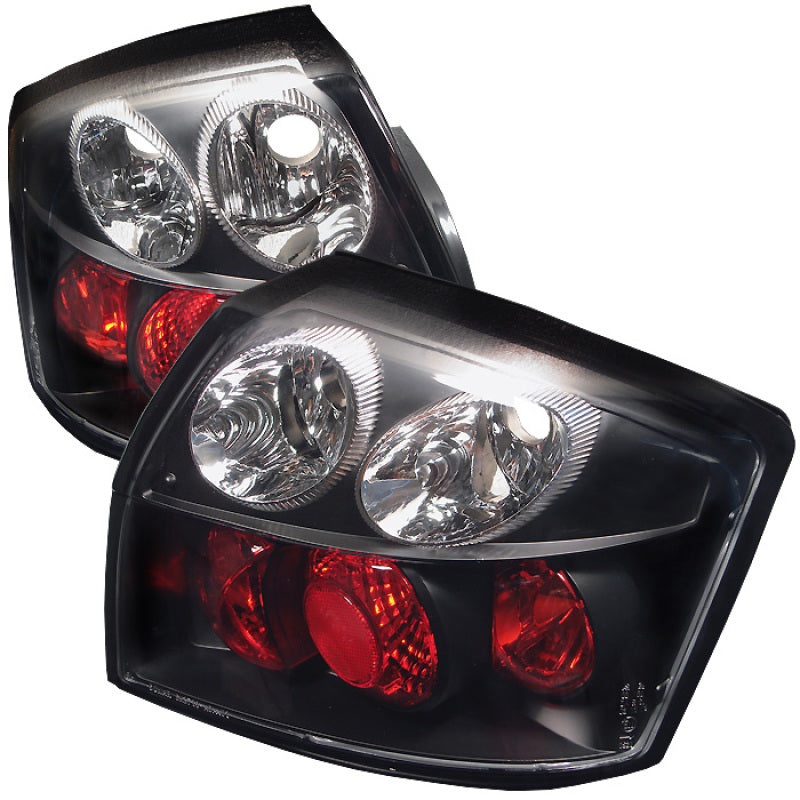 SPYDER, SPYDER 5000002 - Spyder 02-05 Audi A4 (Excl Convertible/Wagon) Euro Style Tail Lights - Black (ALT-YD-AA402-BK)