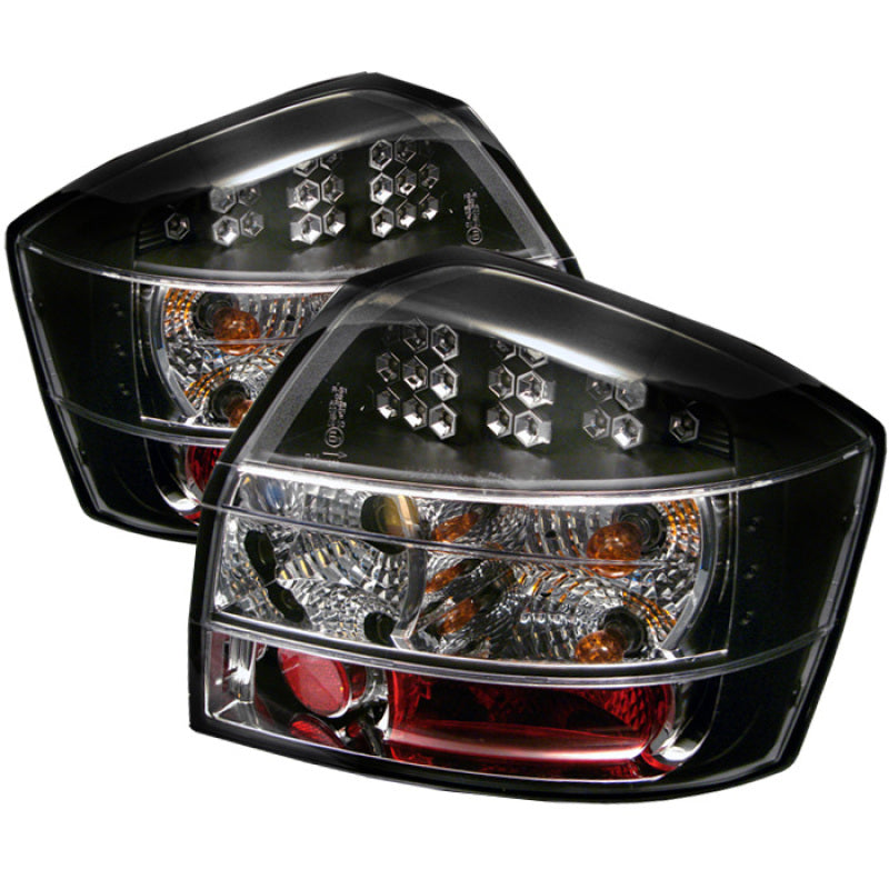 SPYDER, SPYDER 5000026 -Spyder Audi A4 02-05 LED Tail Lights Black ALT-YD-AA402-LED-BK