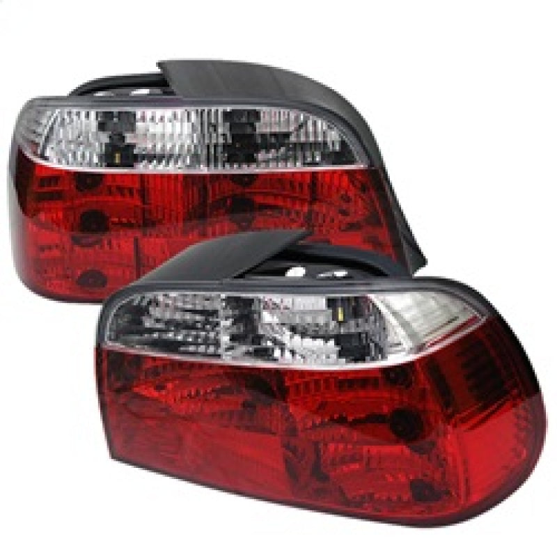 SPYDER, SPYDER 5000651 -Spyder BMW E38 7-Series 95-01 Crystal Tail Lights Red Clear ALT-YD-BE3895-RC