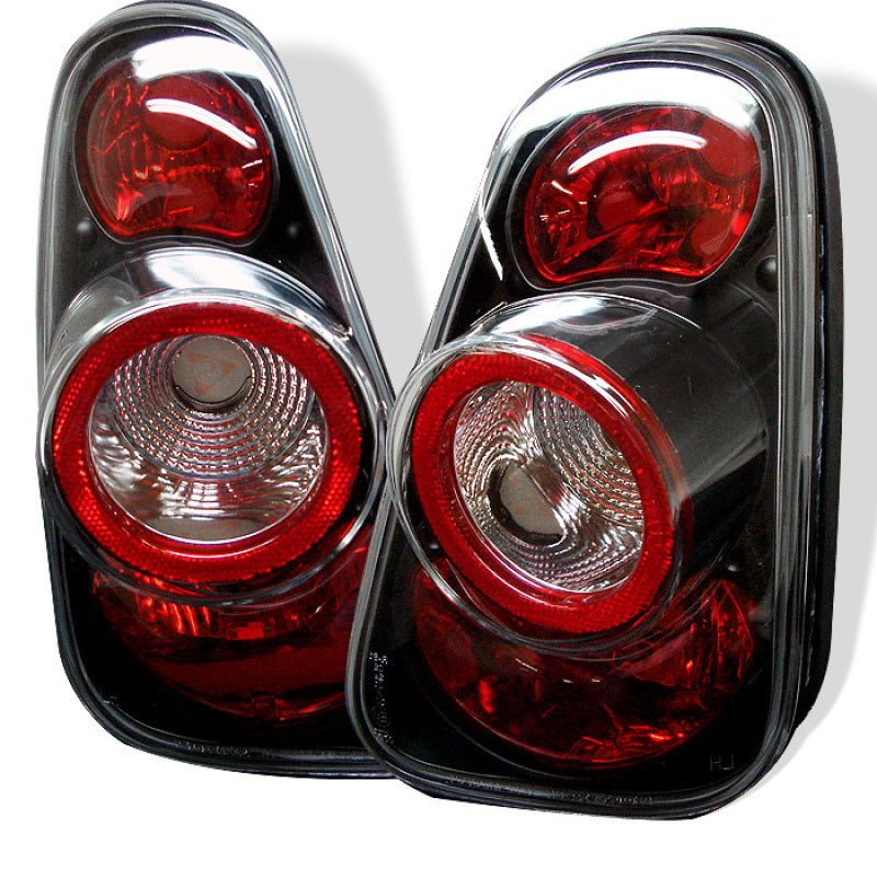 SPYDER, SPYDER 5006240 - Spyder Mini Cooper 02-06/Cooper Convertibles 05-08 Euro Style Tail Lights Black ALT-YD-MC02-BK