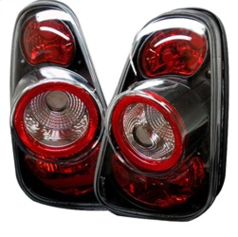 SPYDER, SPYDER 5006240 - Spyder Mini Cooper 02-06/Cooper Convertibles 05-08 Euro Style Tail Lights Black ALT-YD-MC02-BK