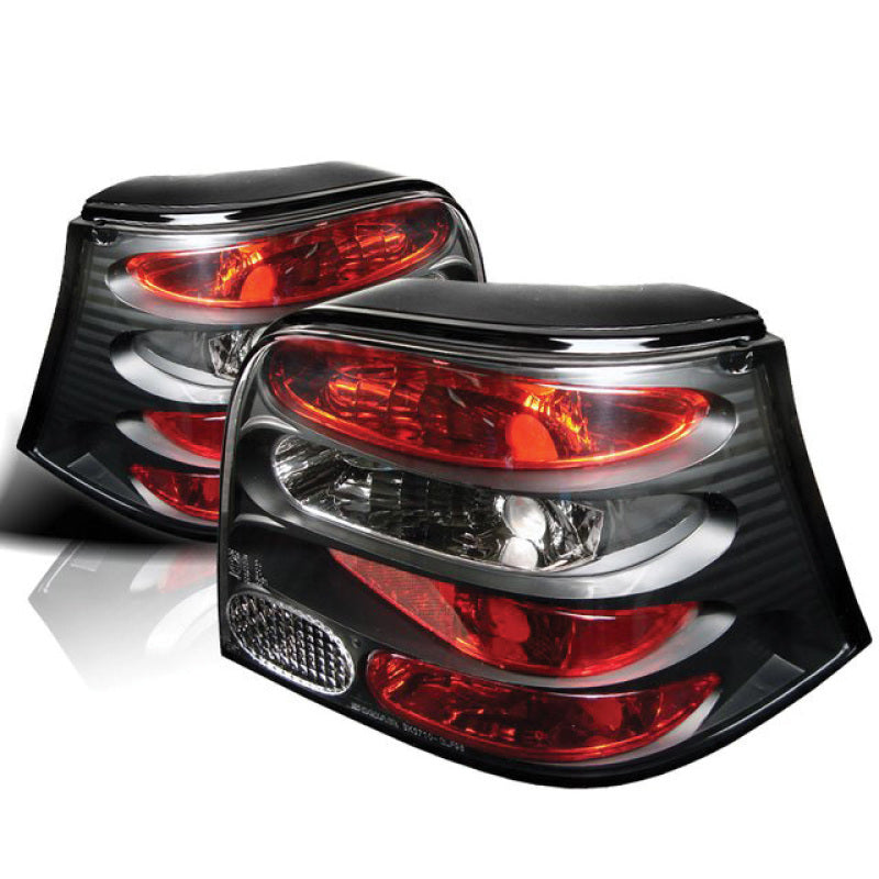 SPYDER, SPYDER 5008343 - Spyder Volkswagen Golf 99-04 Euro Style Tail Lights Black ALT-YD-VG99-BK