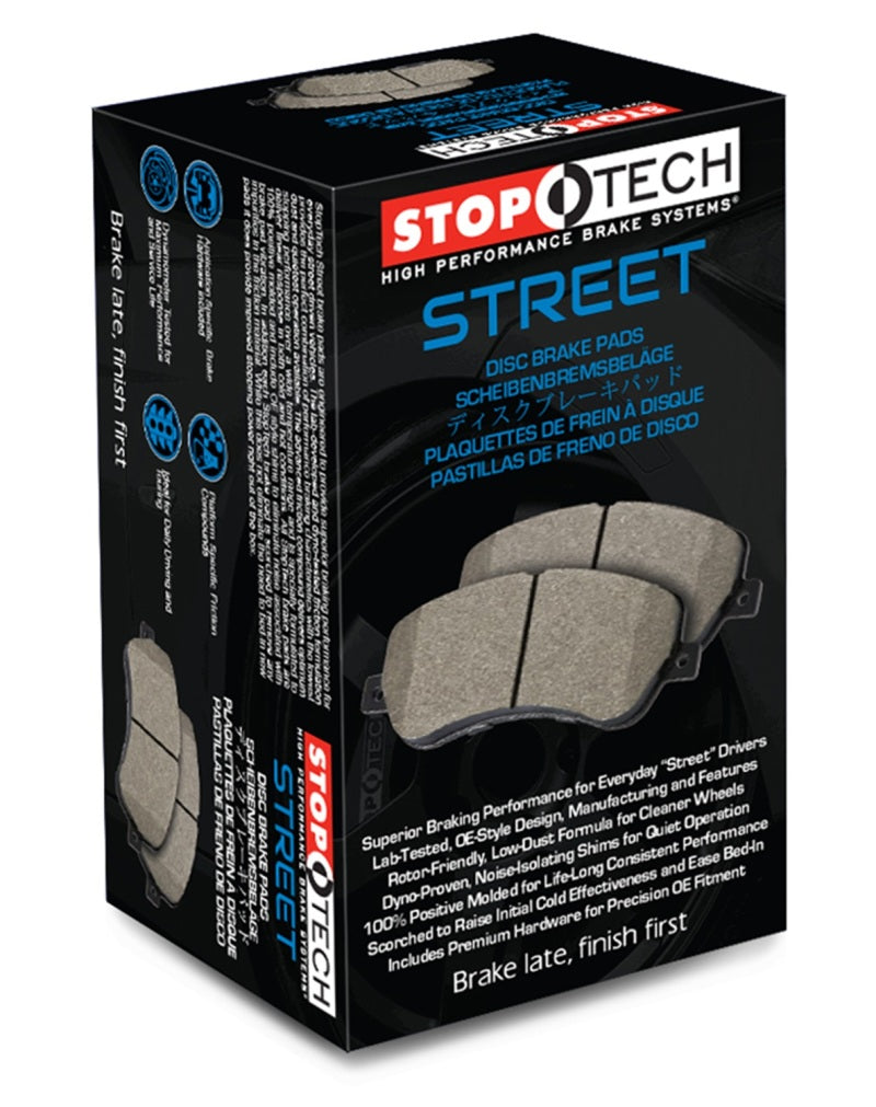 Stoptech, StopTech 14-19 Volkswagen GTI Rear Street Brake Pads w/Shims