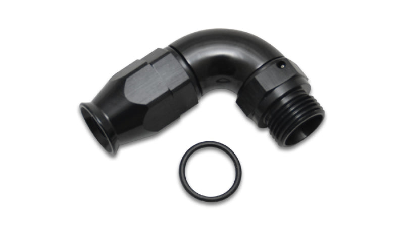 Vibrant, Vibrant -10AN 90 Degree Elbow Hose End Fitting for PTFE Lined Hose