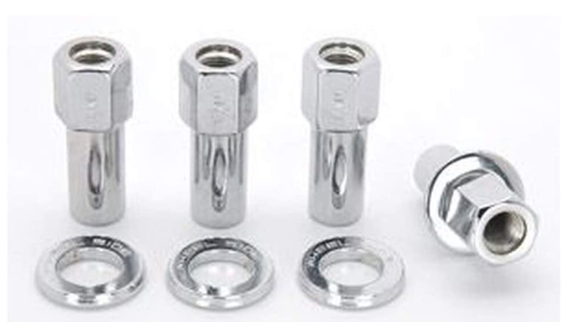 Weld, Weld 601-1426 - Open End Lug Nuts w/ Centered Washers 1/2in. RH - 4pk.