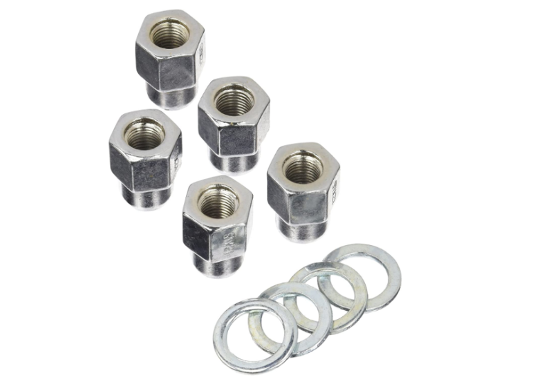 Weld, Weld 601-1452 - Open End Lug Nuts w/Centered Washers 12mm x 1.5 - 5pk.