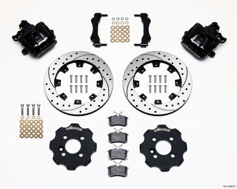 Wilwood, Wilwood 140-10885-D - Combination Parking Brake Rear Kit 11.75in Drilled Mini Cooper